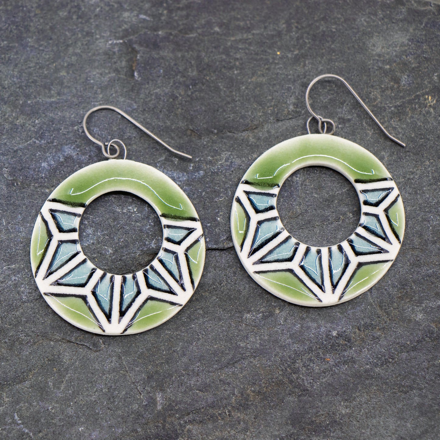 Stained Glass Earring #8