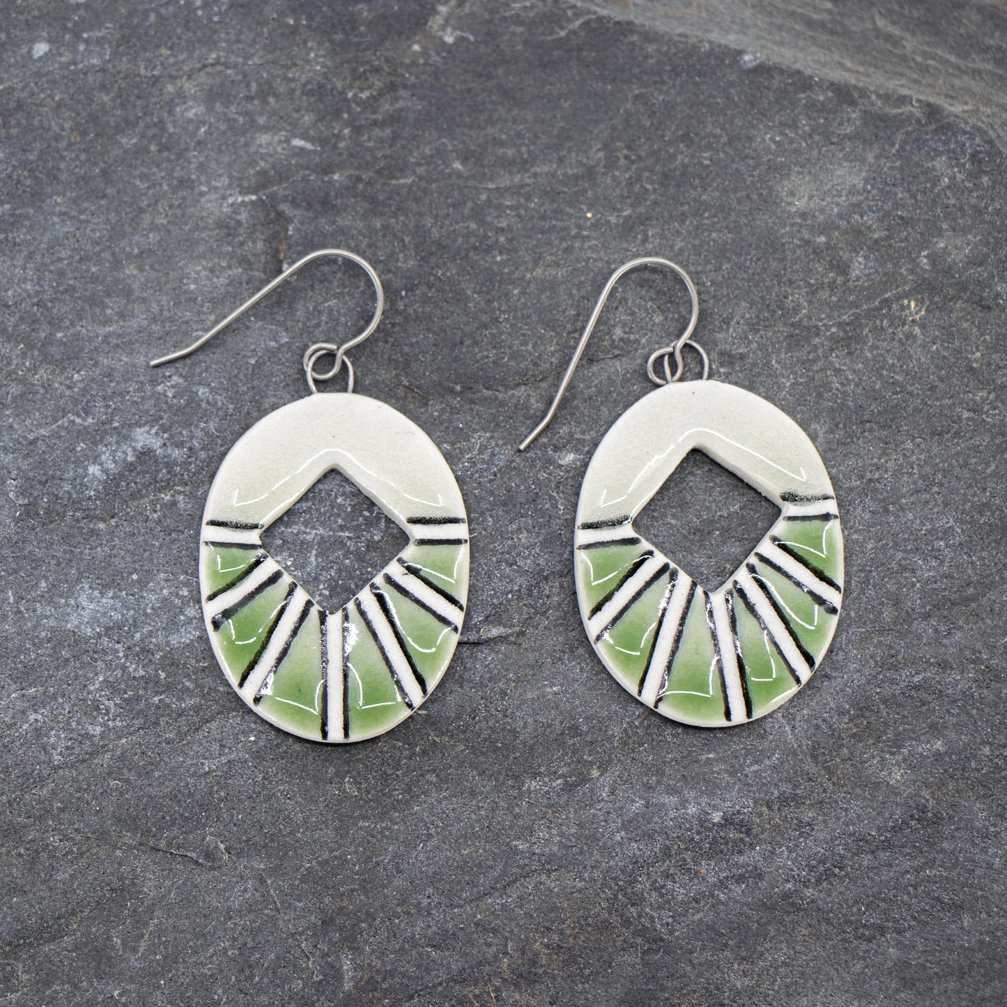 Stained Glass Earring #3