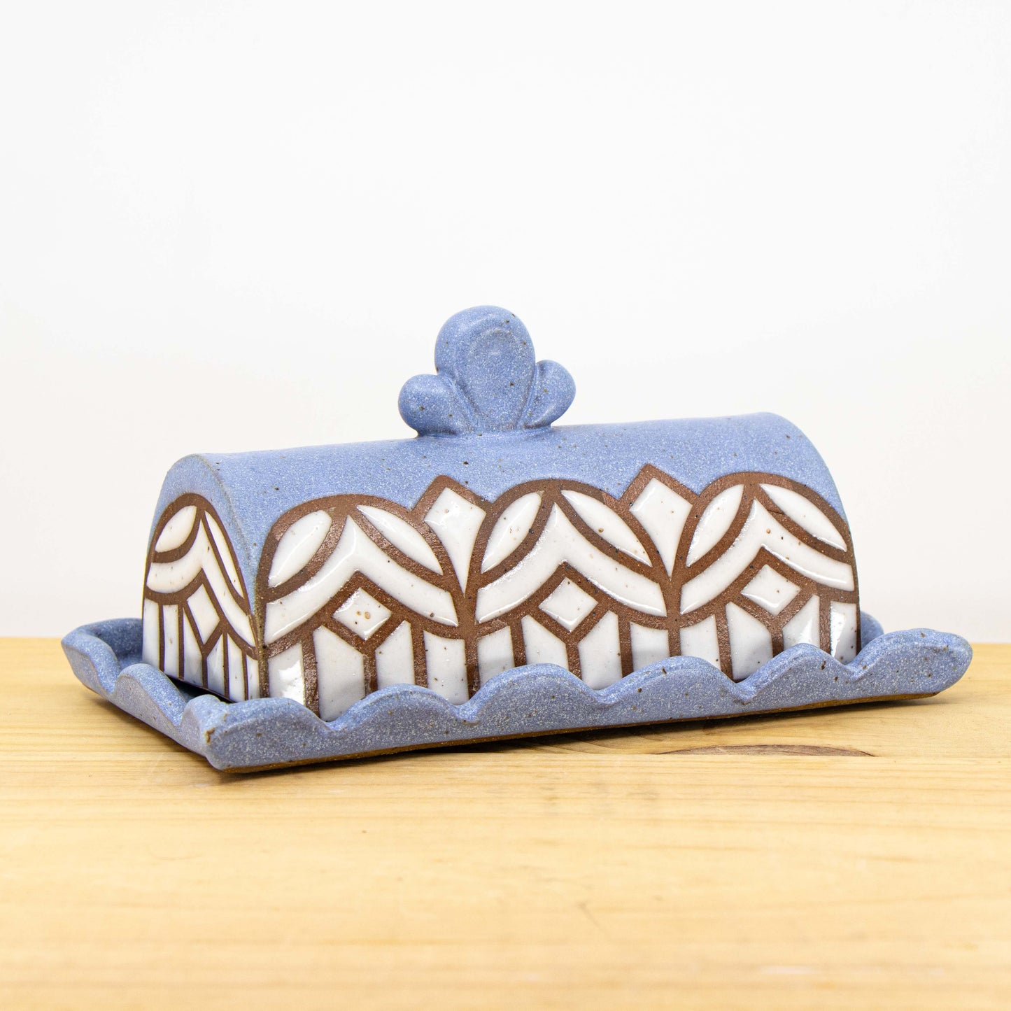 Periwinkle Butter Dish *Second*