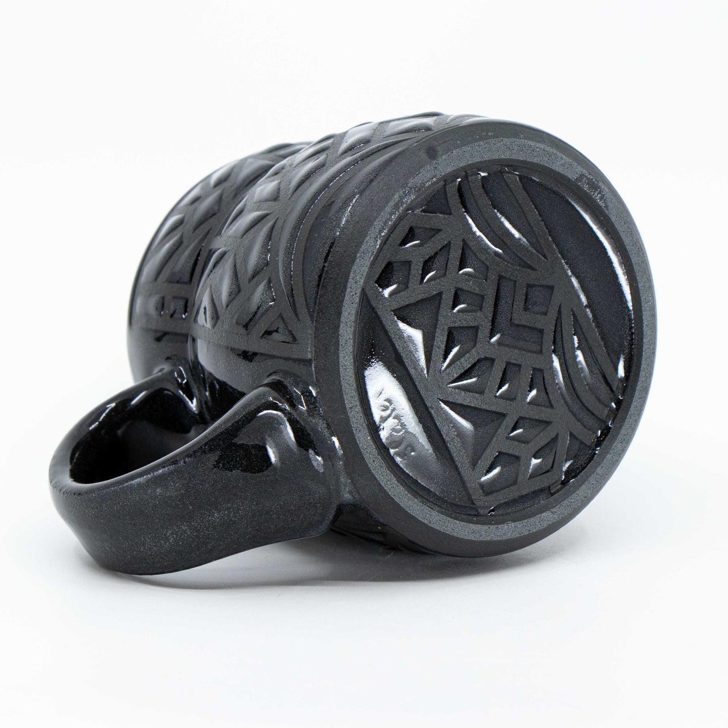 Black Porcelain Mug #4