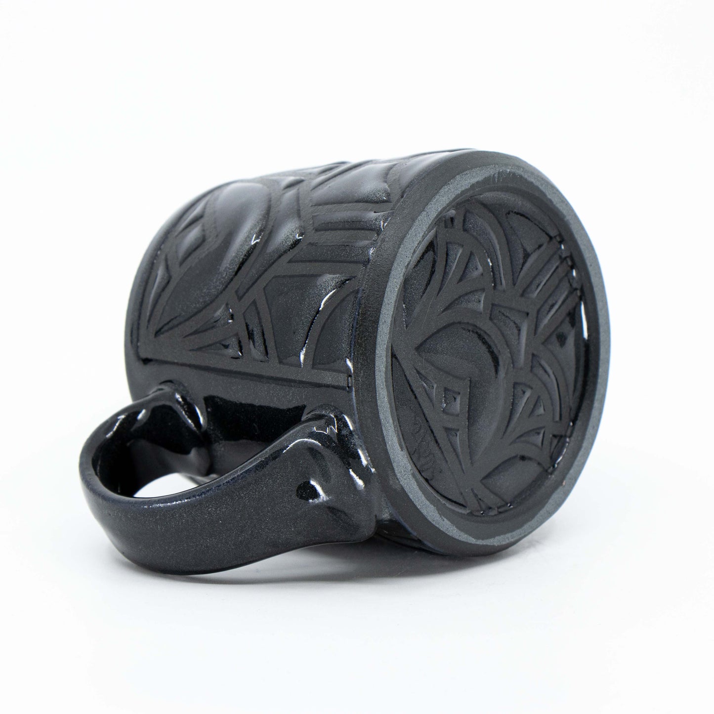 Black Porcelain Mug #6