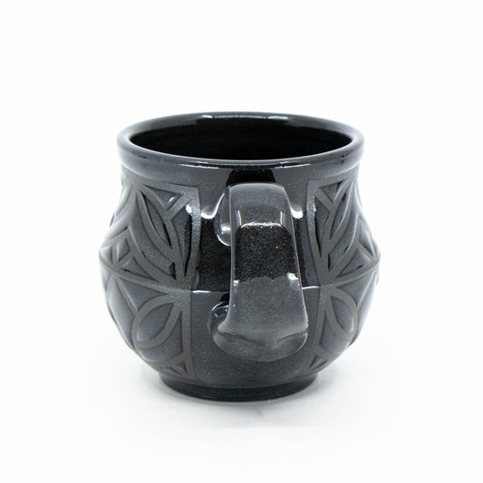 Black Porcelain Mug #10