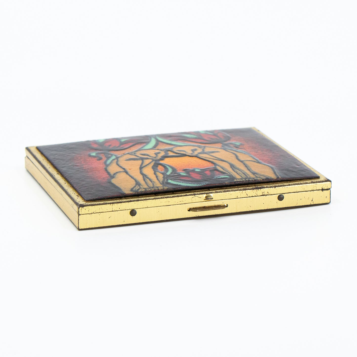 Enamel Panther Oboe Reed Case