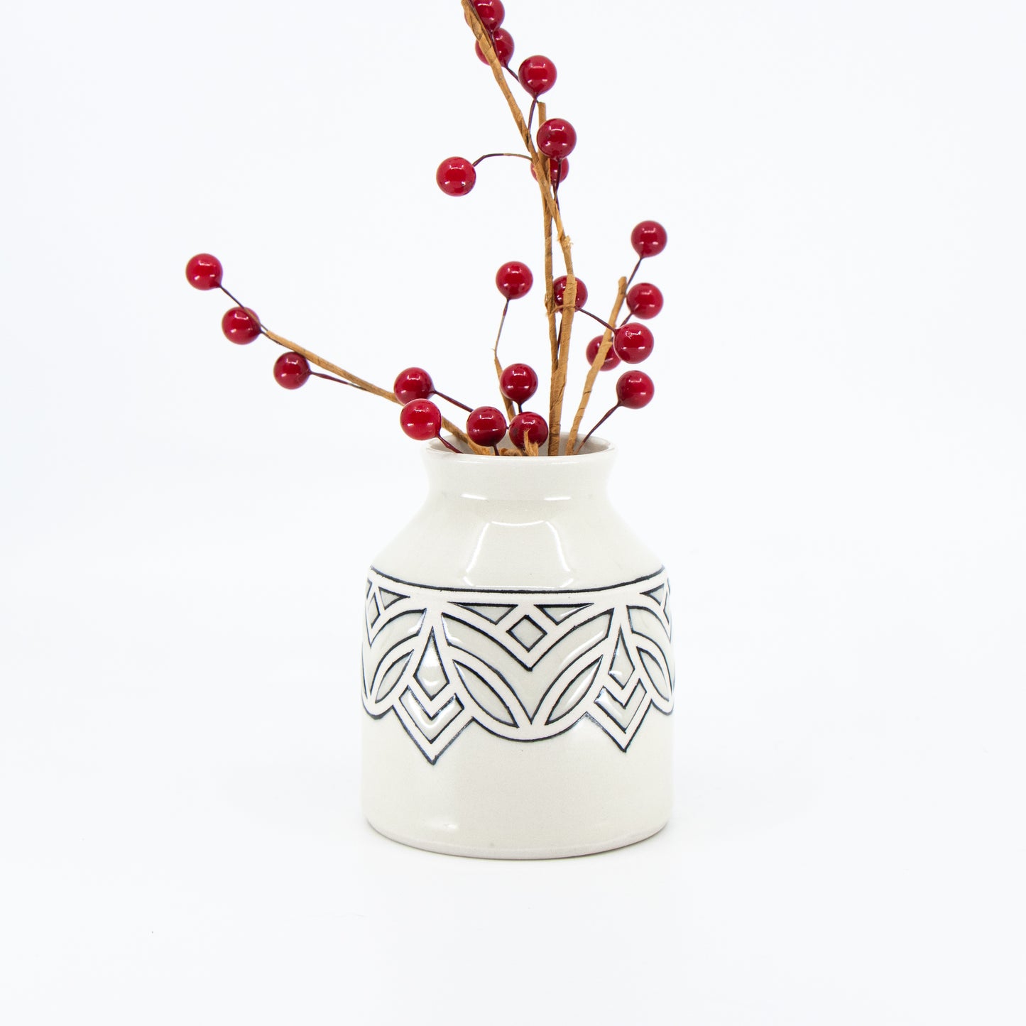 Bud Vase in Cream