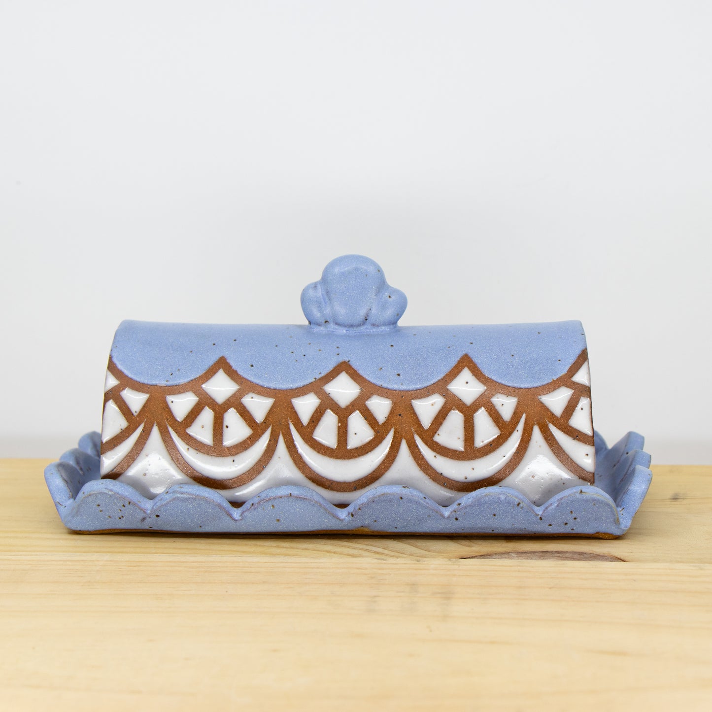 Periwinkle Butter Dish