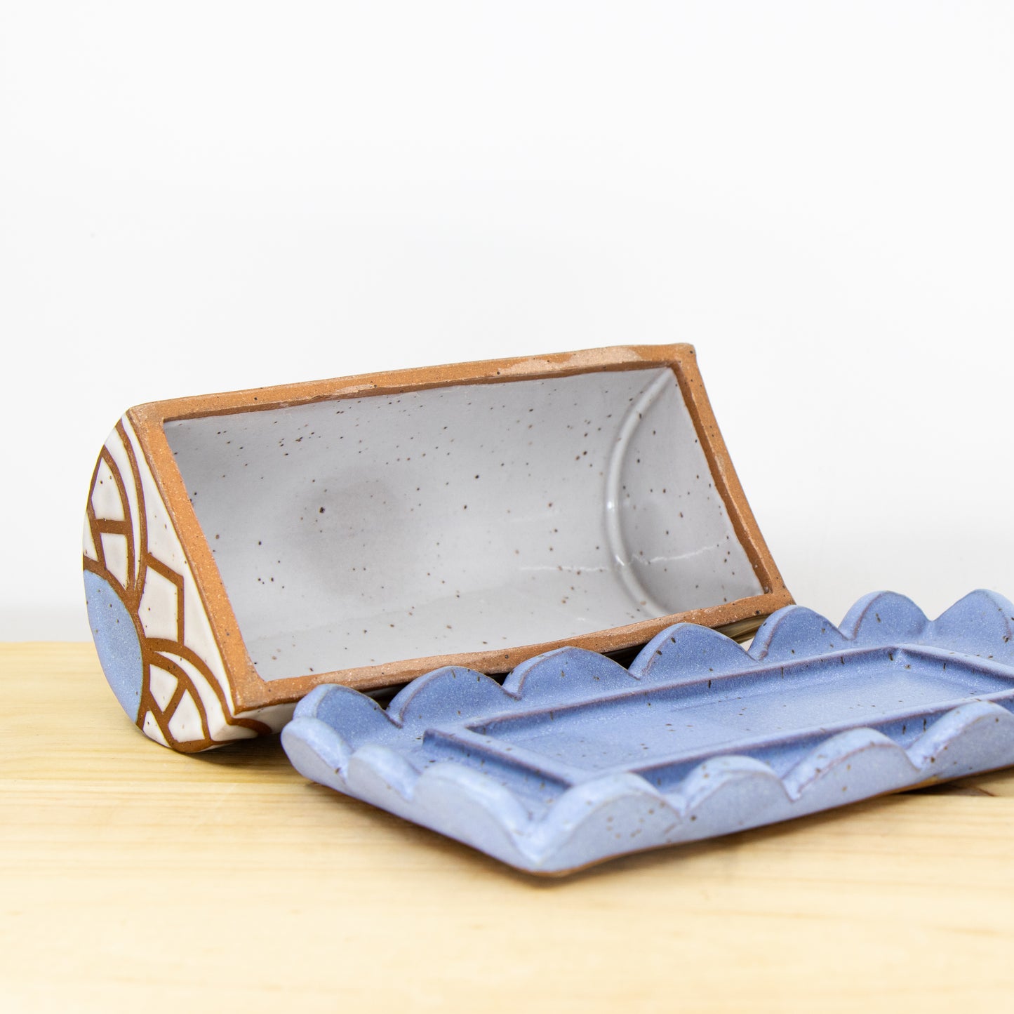 Periwinkle Butter Dish