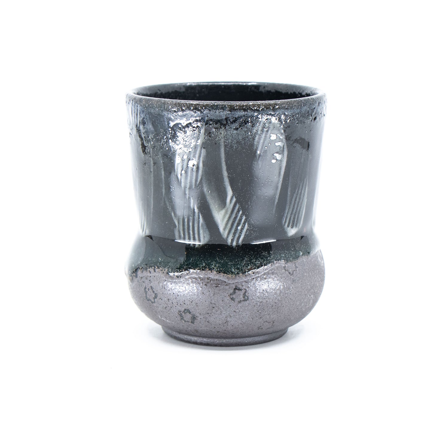 Soda-Fired Black Porcelain Cup #1 *Second*