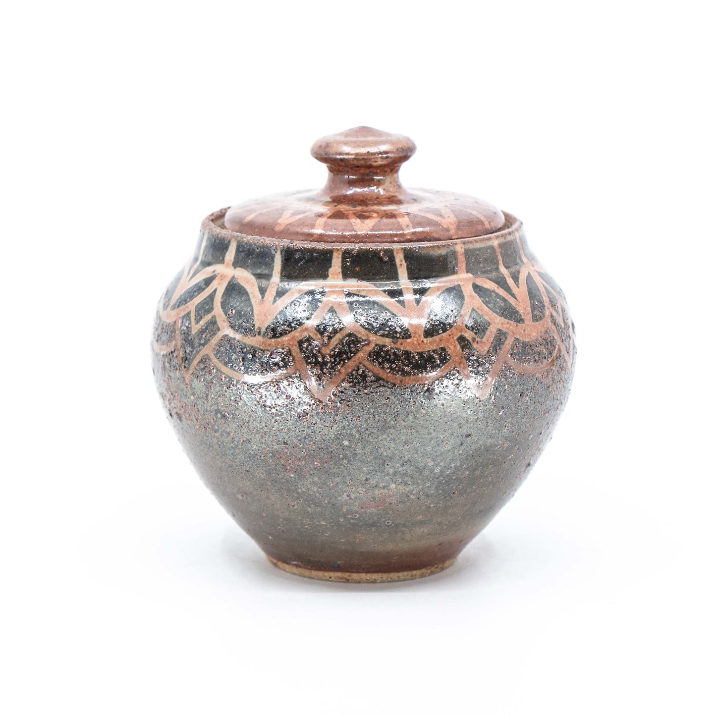 Carbon-Trapped Shino Jar *Second*