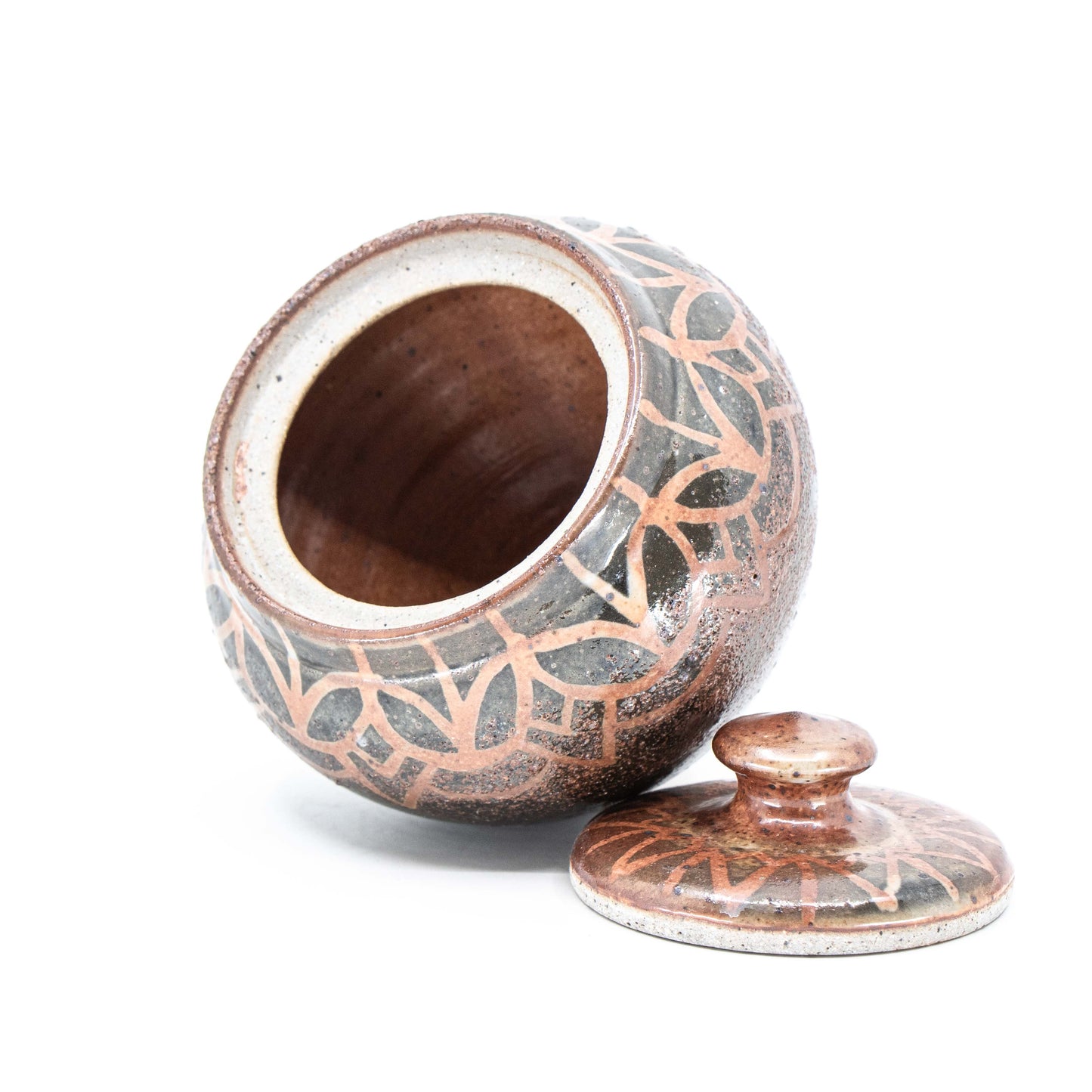 Carbon-Trapped Shino Jar *Second*