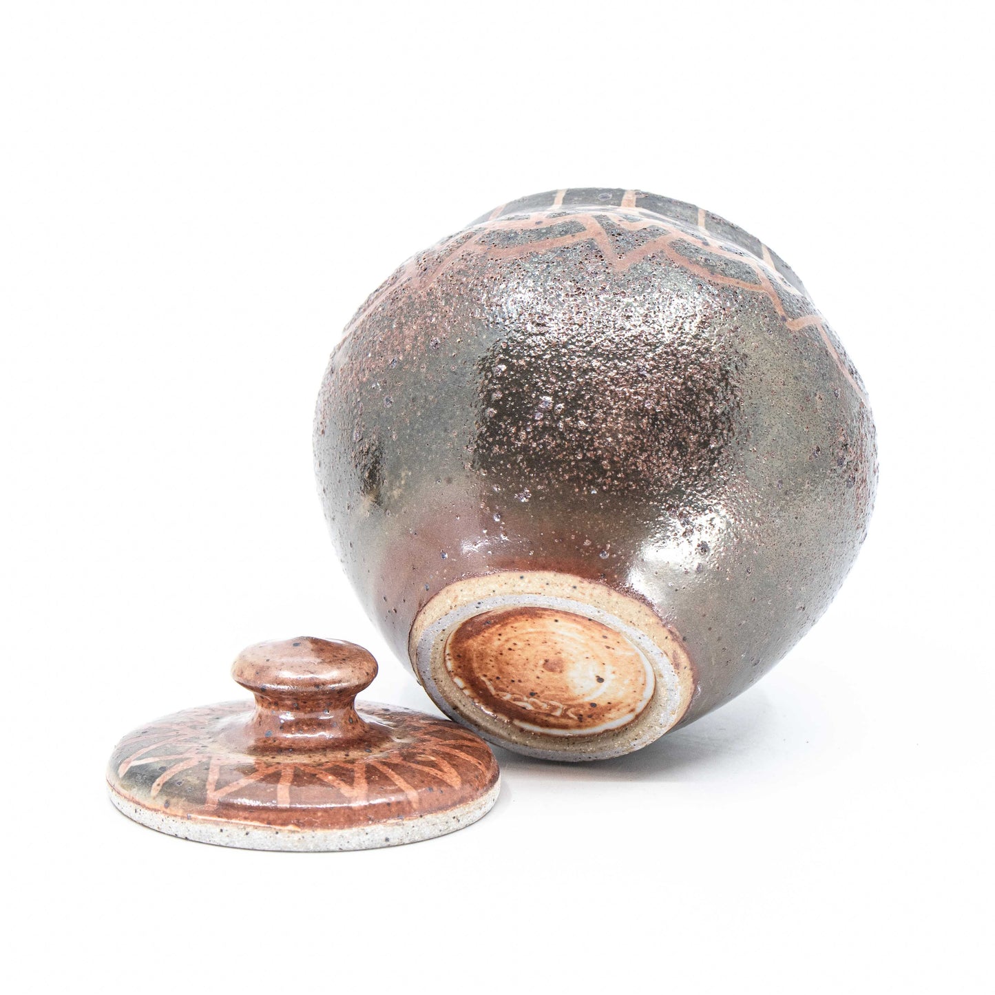 Carbon-Trapped Shino Jar *Second*