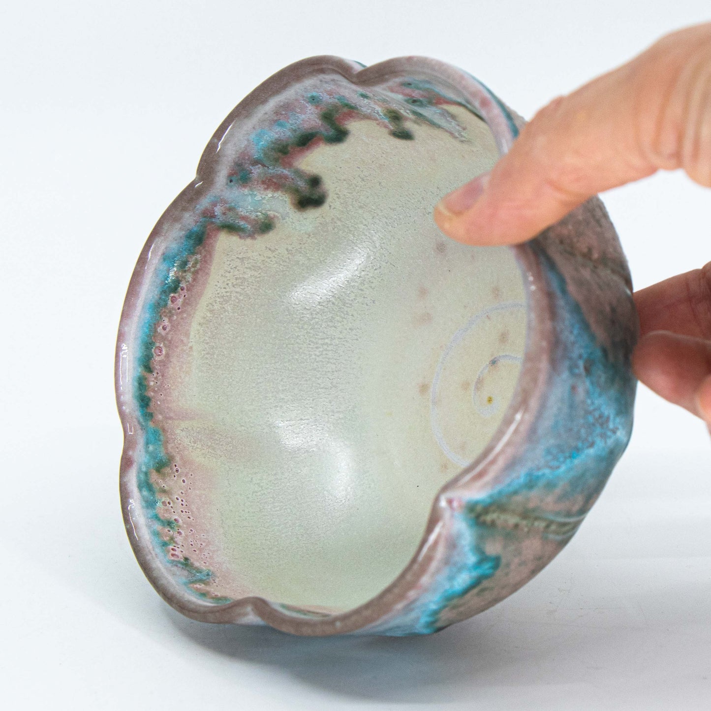 Soda-Fired Petal Bowl *Second*