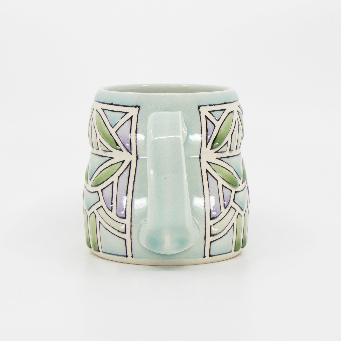 Stained Glass Mug in Celadon #1