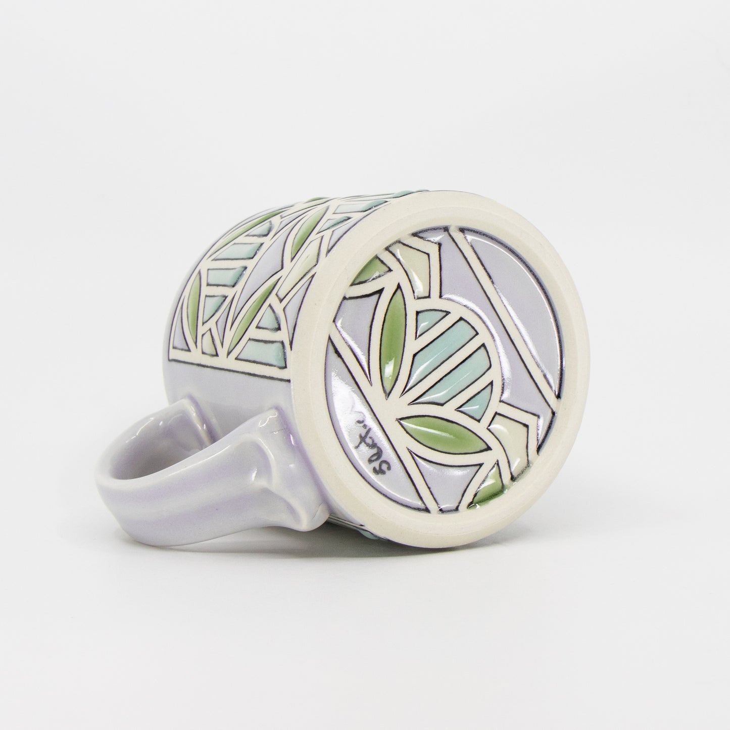 Stained Glass Mug in Alexandrite #1