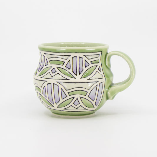 Stained Glass Mug in Peridot
