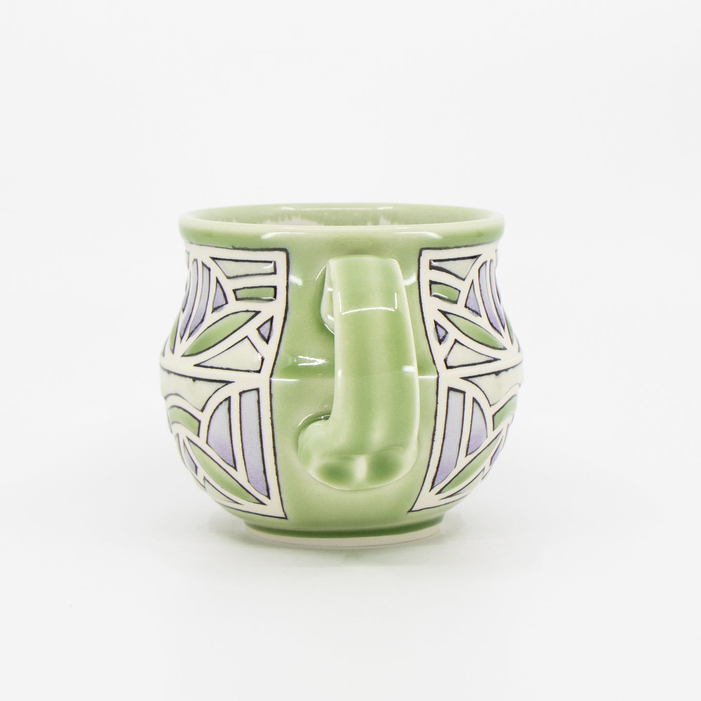 Stained Glass Mug in Peridot