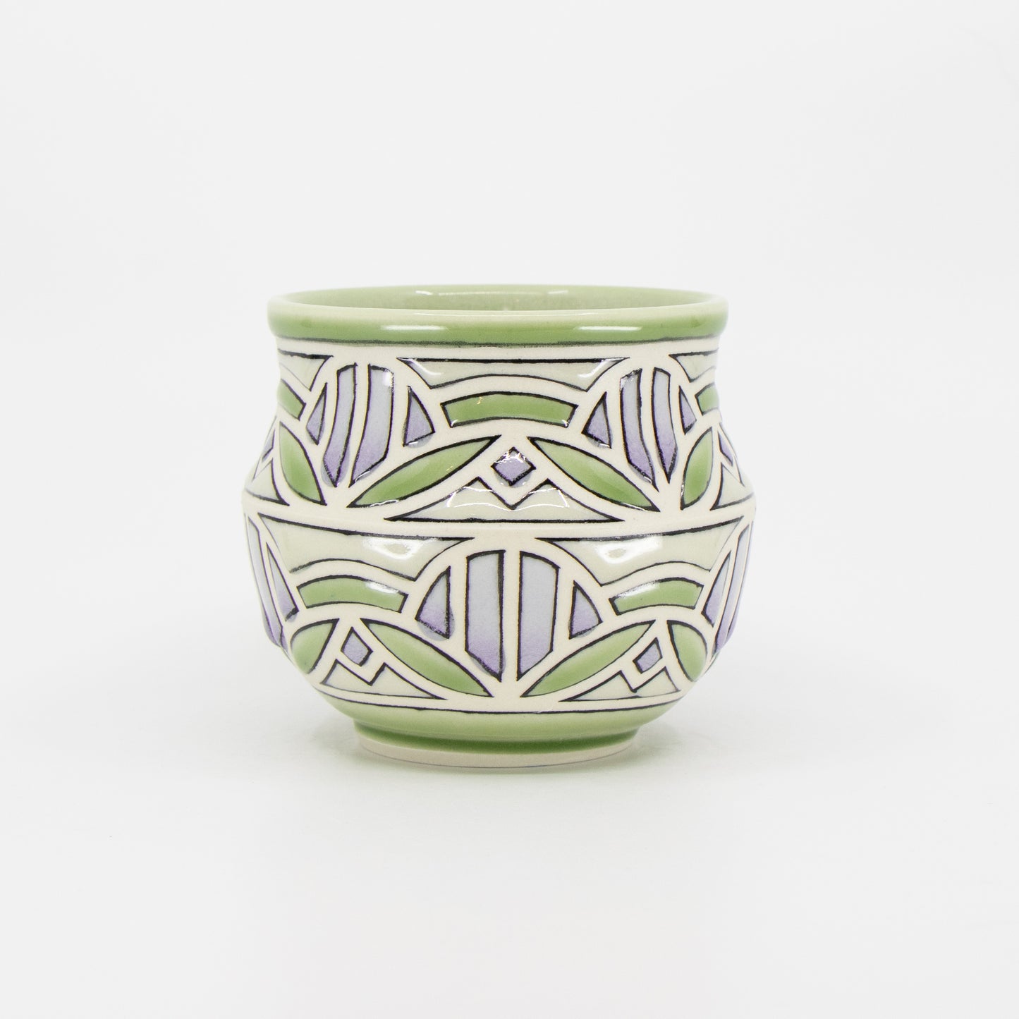 Stained Glass Mug in Peridot
