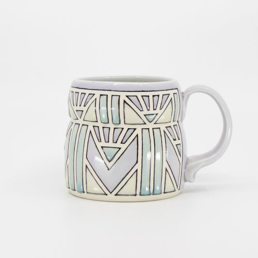 Stained Glass Mug in Alexandrite #2
