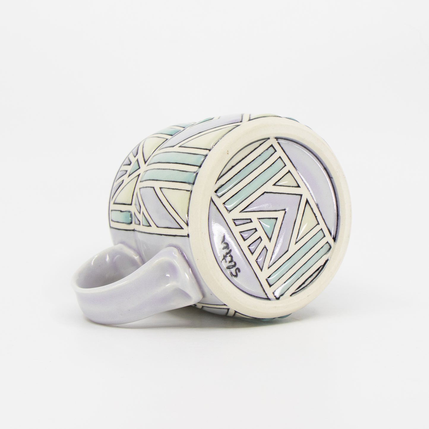 Stained Glass Mug in Alexandrite #2