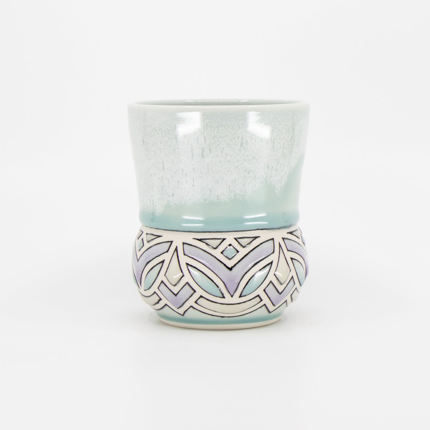 Stained Glass Cup in Celadon