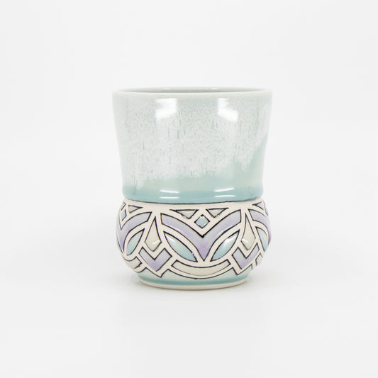Stained Glass Cup in Celadon