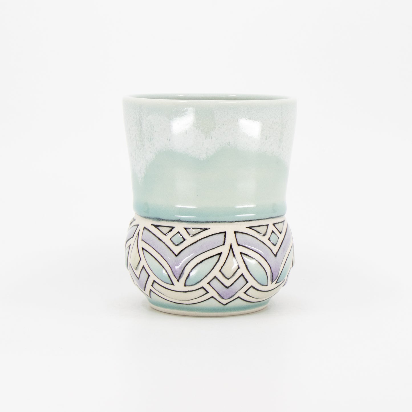 Stained Glass Cup in Celadon
