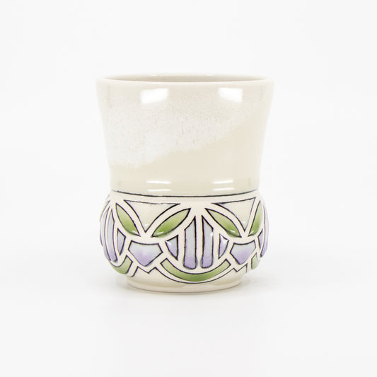 Stained Glass Cup in Cream