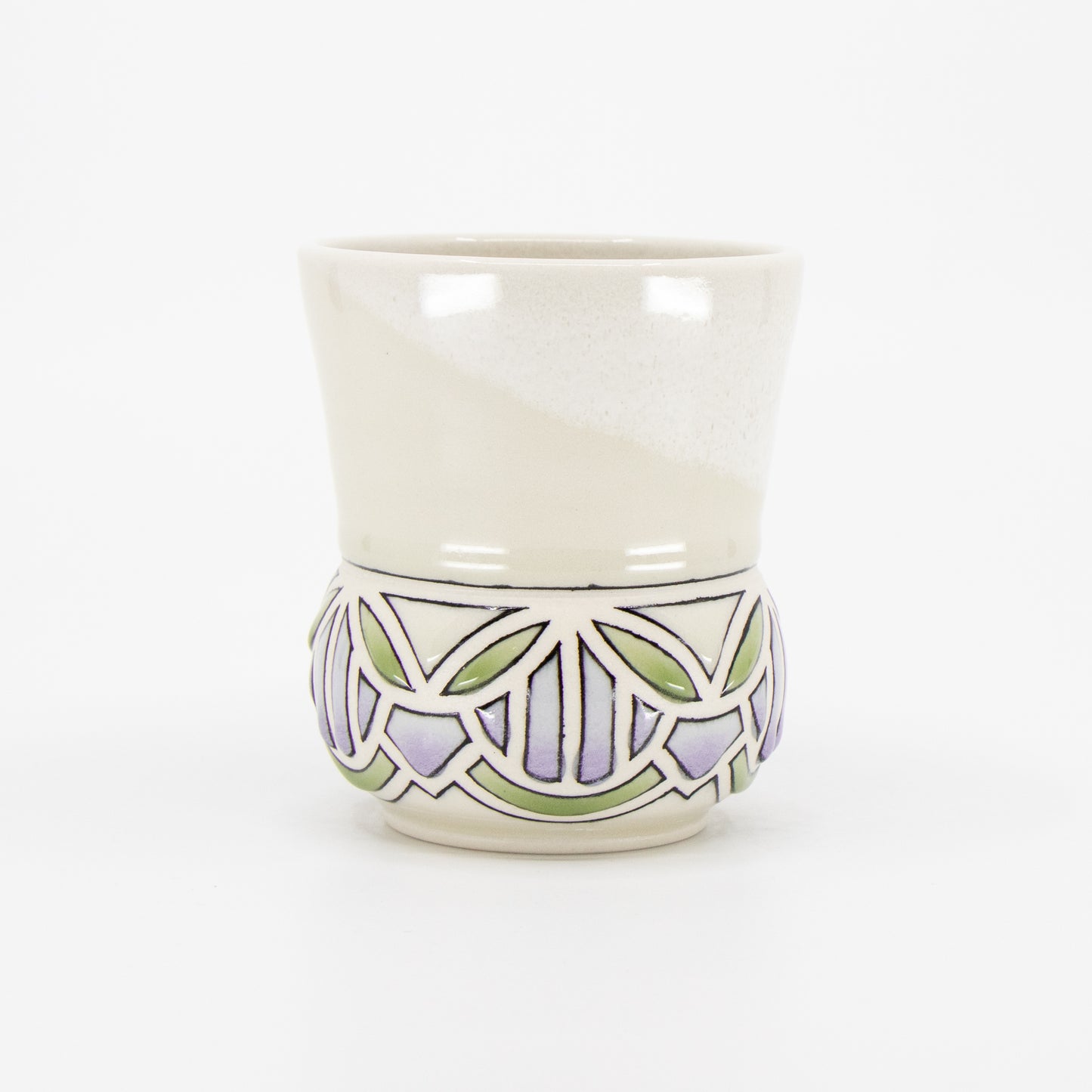 Stained Glass Cup in Cream