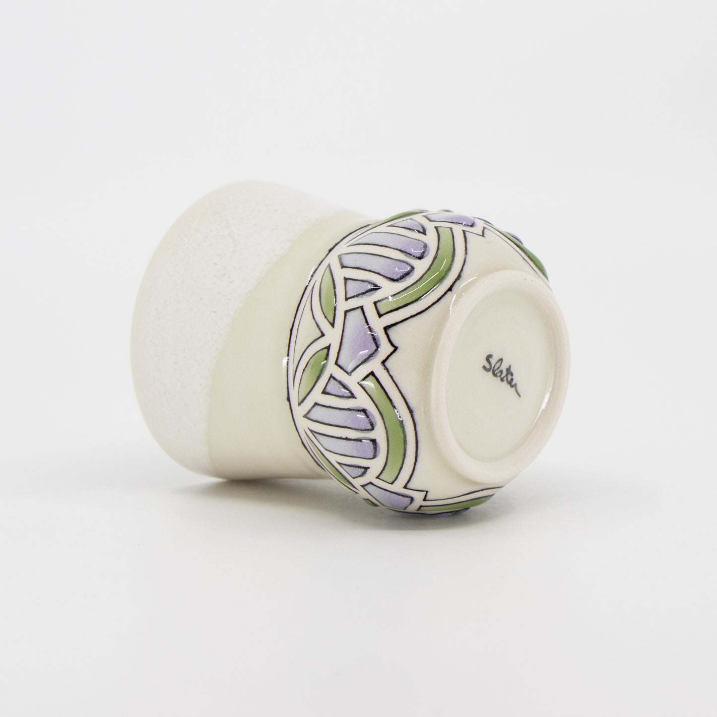 Stained Glass Cup in Cream