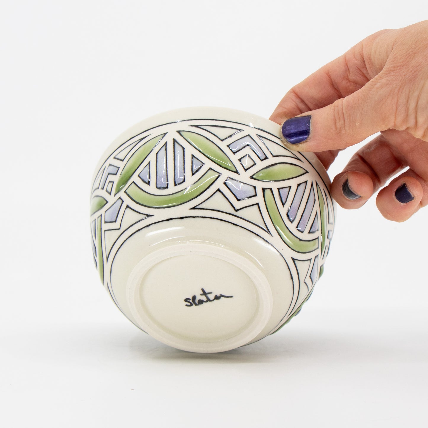 Stained Glass Snack Bowl #2