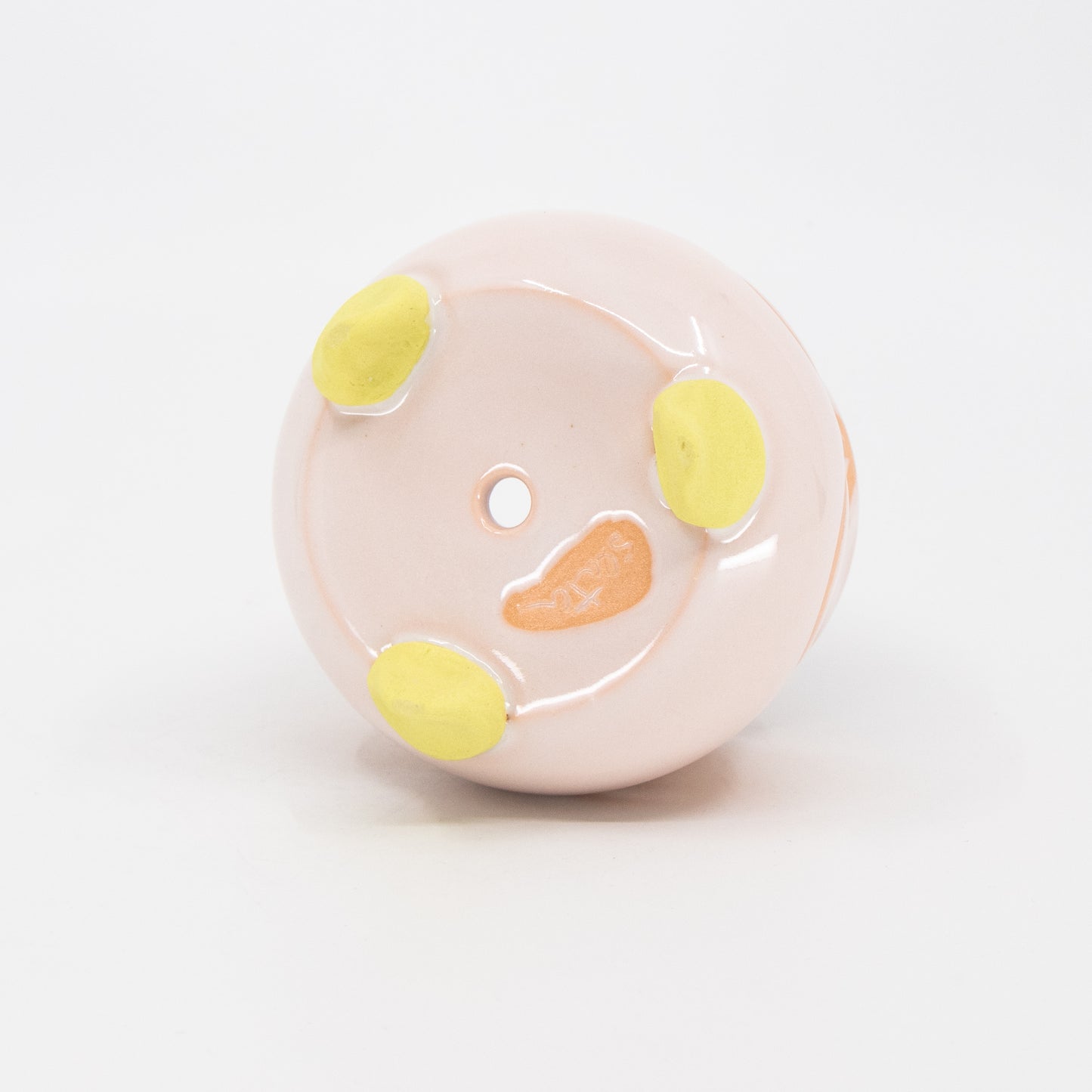 Small Footed Planter in Citrus