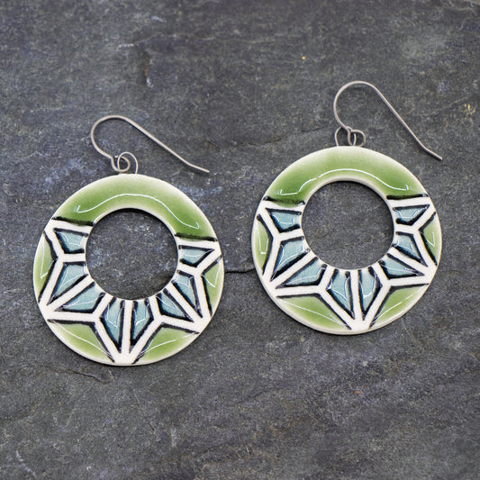 Stained Glass Earring #8