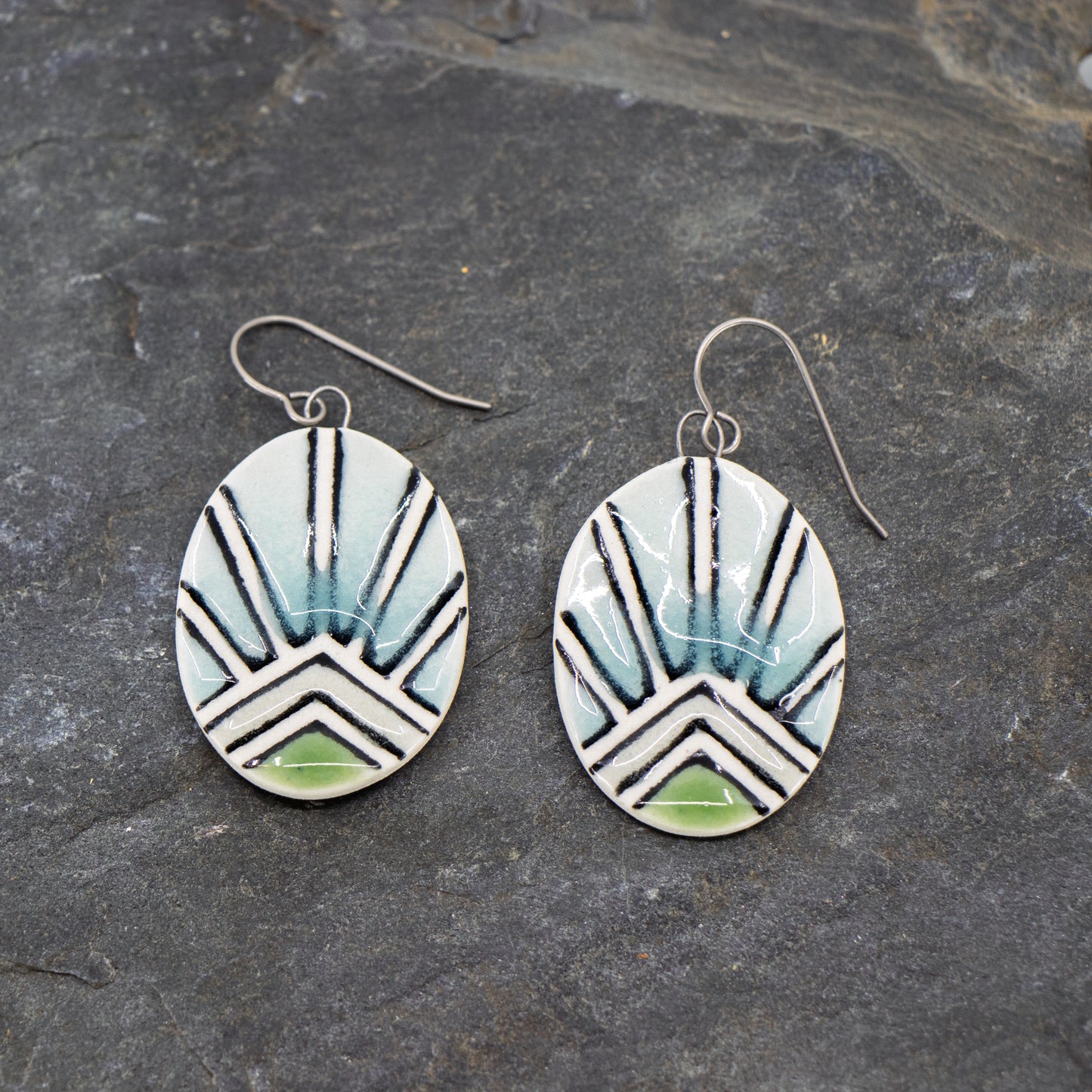 Stained Glass Earring #7
