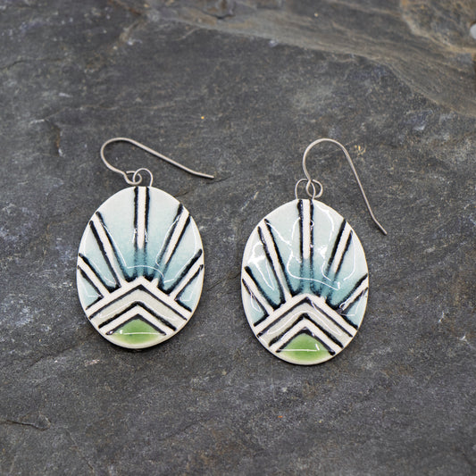 Stained Glass Earring #7