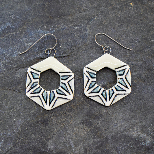 Stained Glass Earring #4