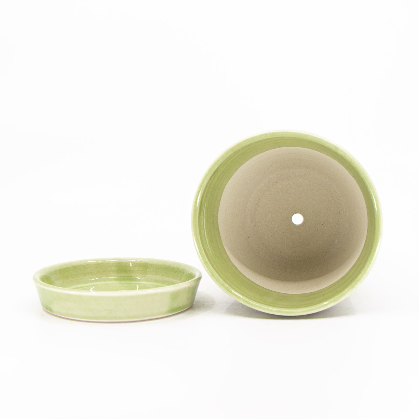 Stained Glass Planter in Peridot