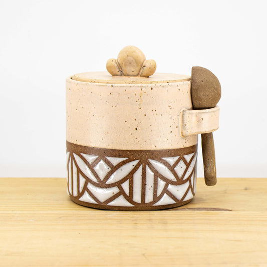 Peach Sugar Jar