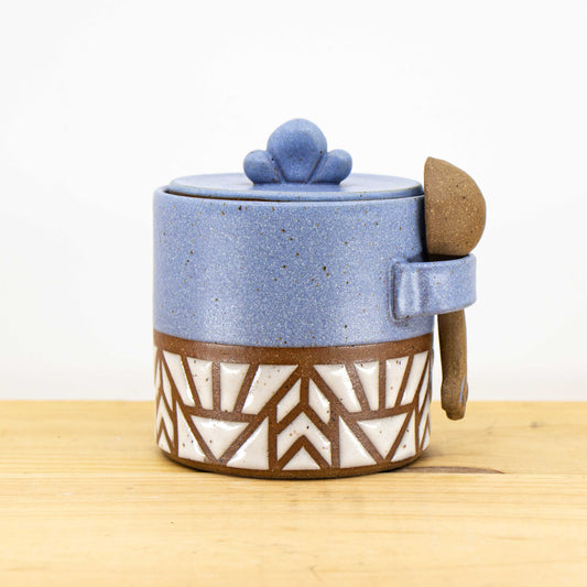 Periwinkle Sugar jar