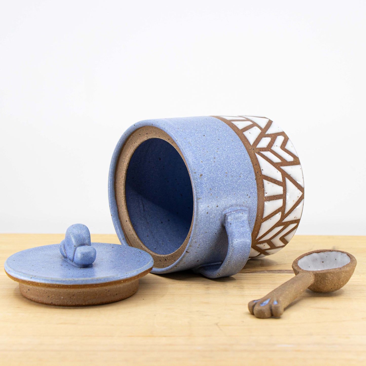 Periwinkle Sugar jar
