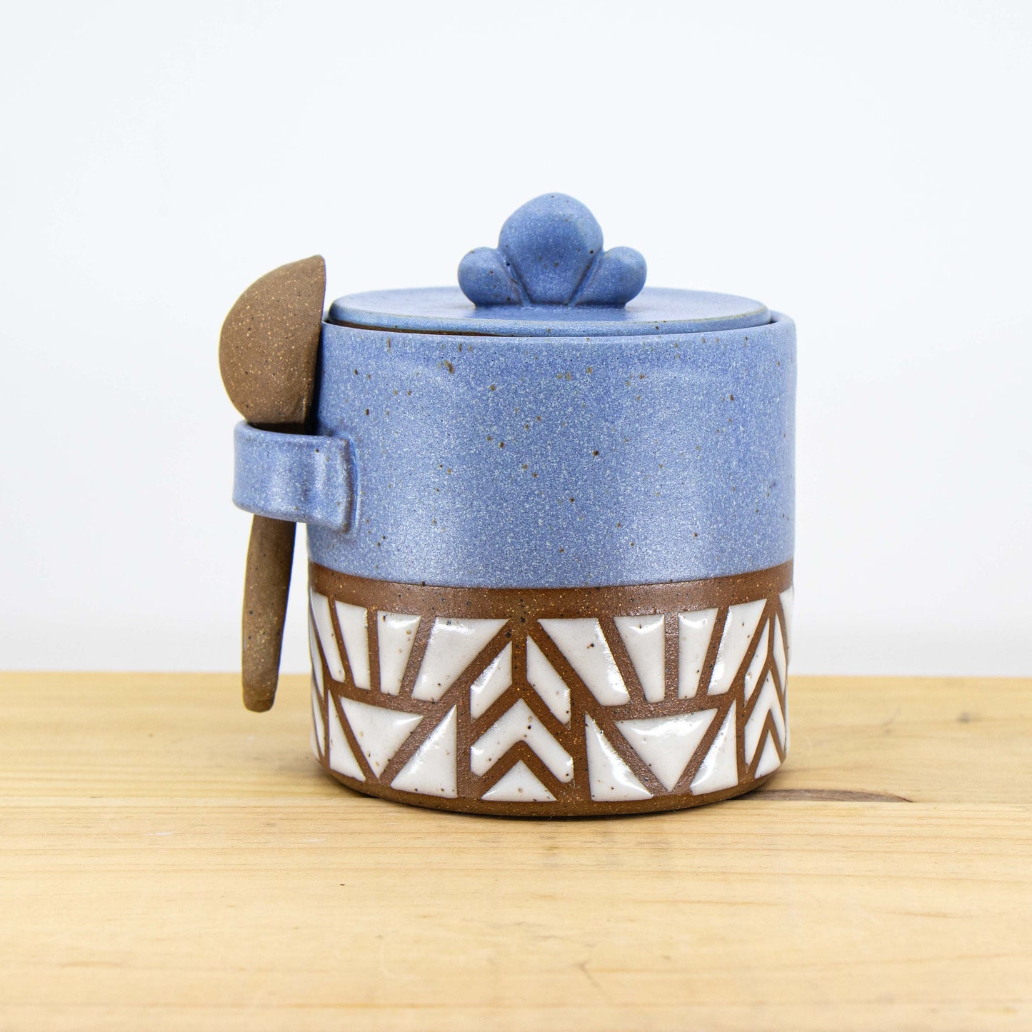 Periwinkle Sugar jar