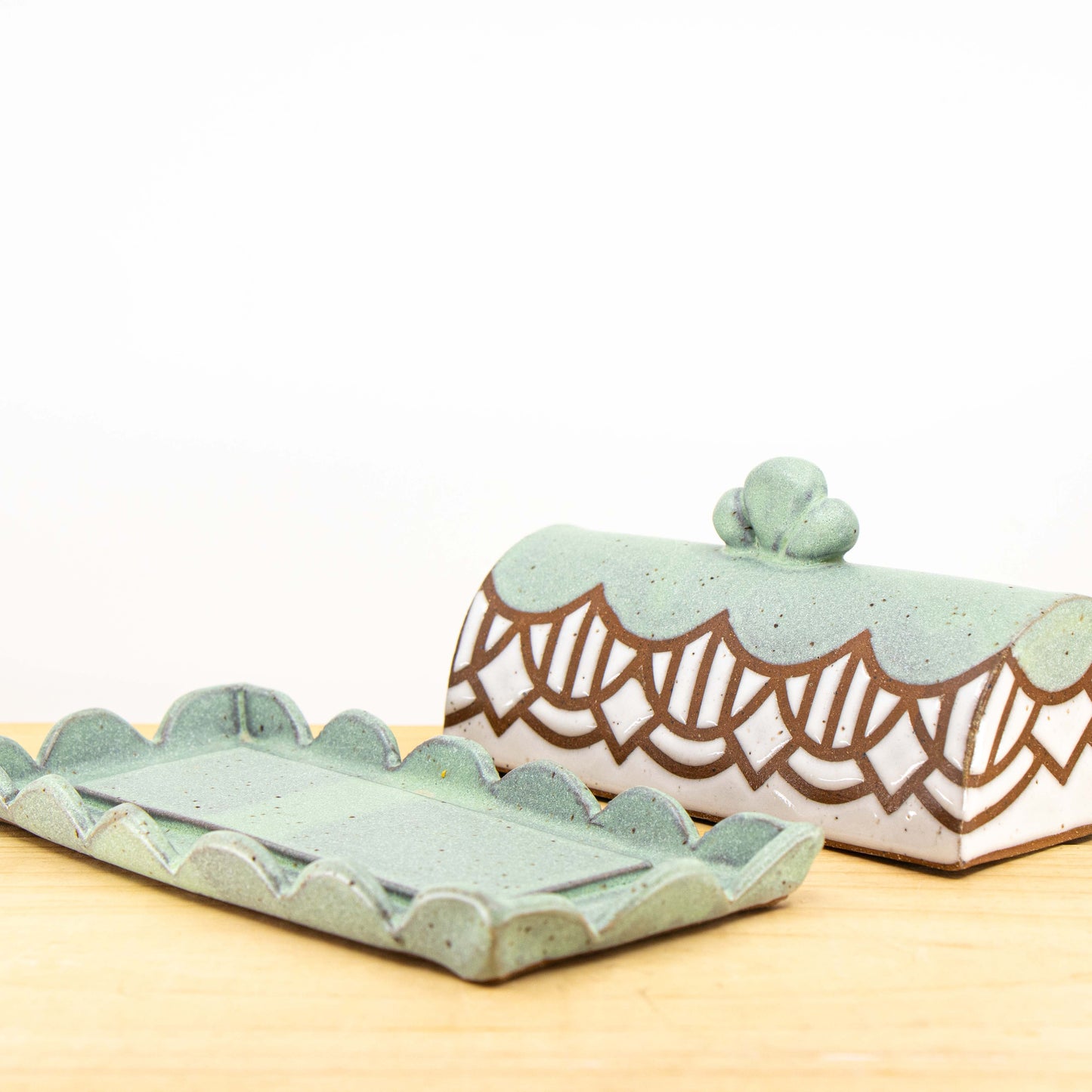 Wintergreen Butter Dish