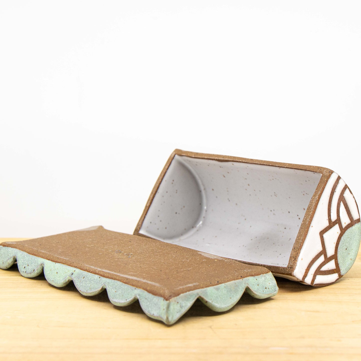 Wintergreen Butter Dish