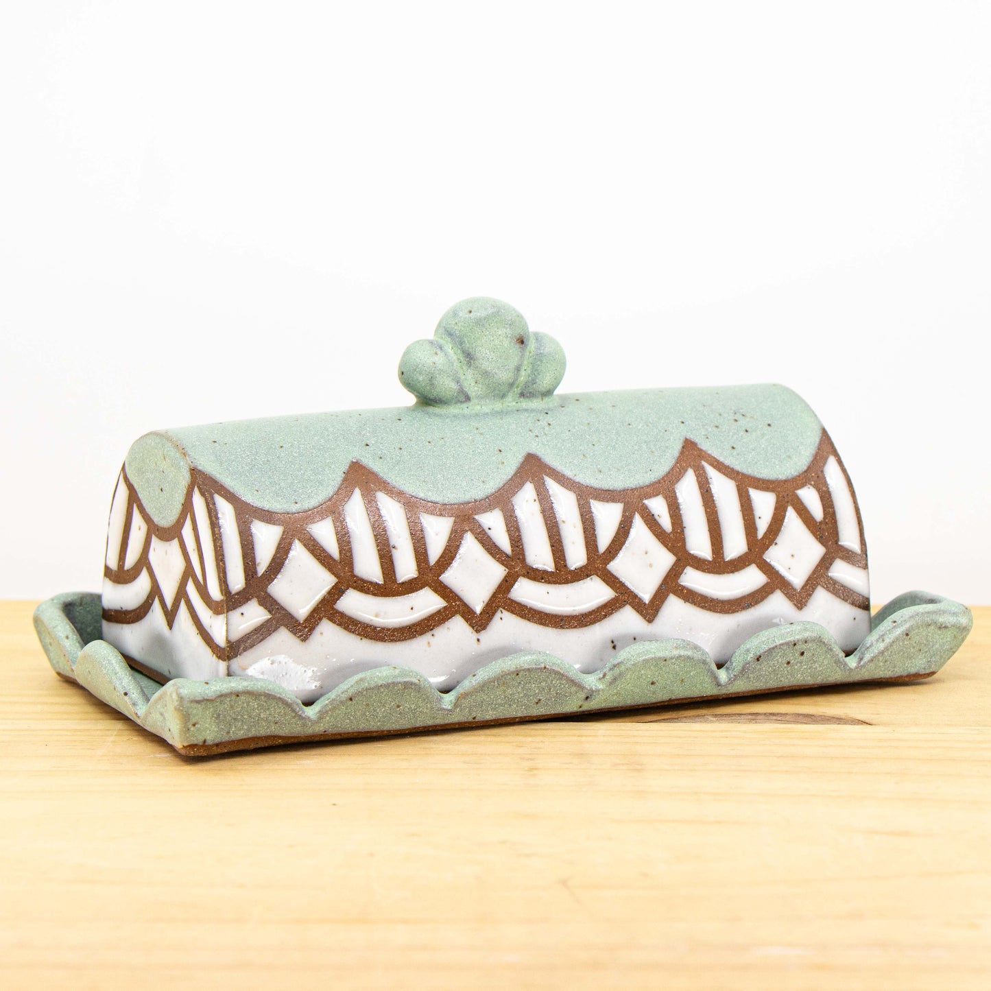 Wintergreen Butter Dish