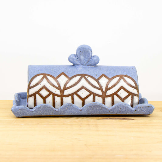 Periwinkle Butter Dish *Second*