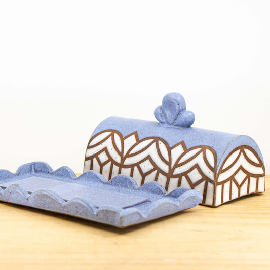 Periwinkle Butter Dish *Second*