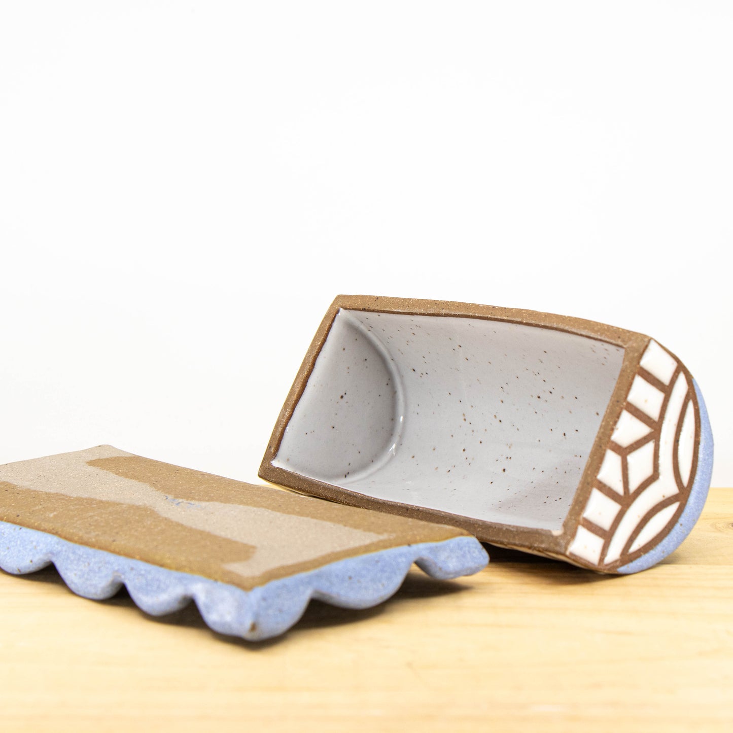 Periwinkle Butter Dish *Second*