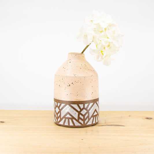 Peach Bottle Vase