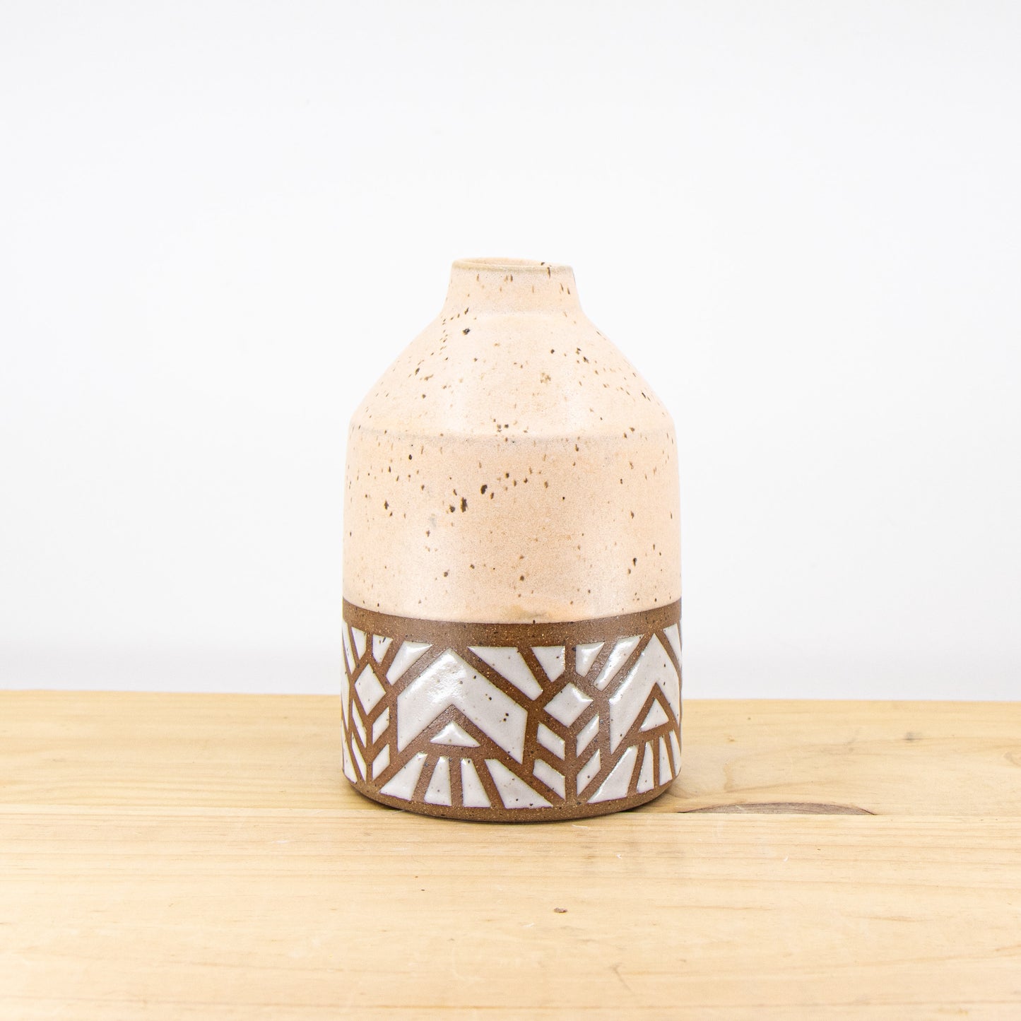 Peach Bottle Vase