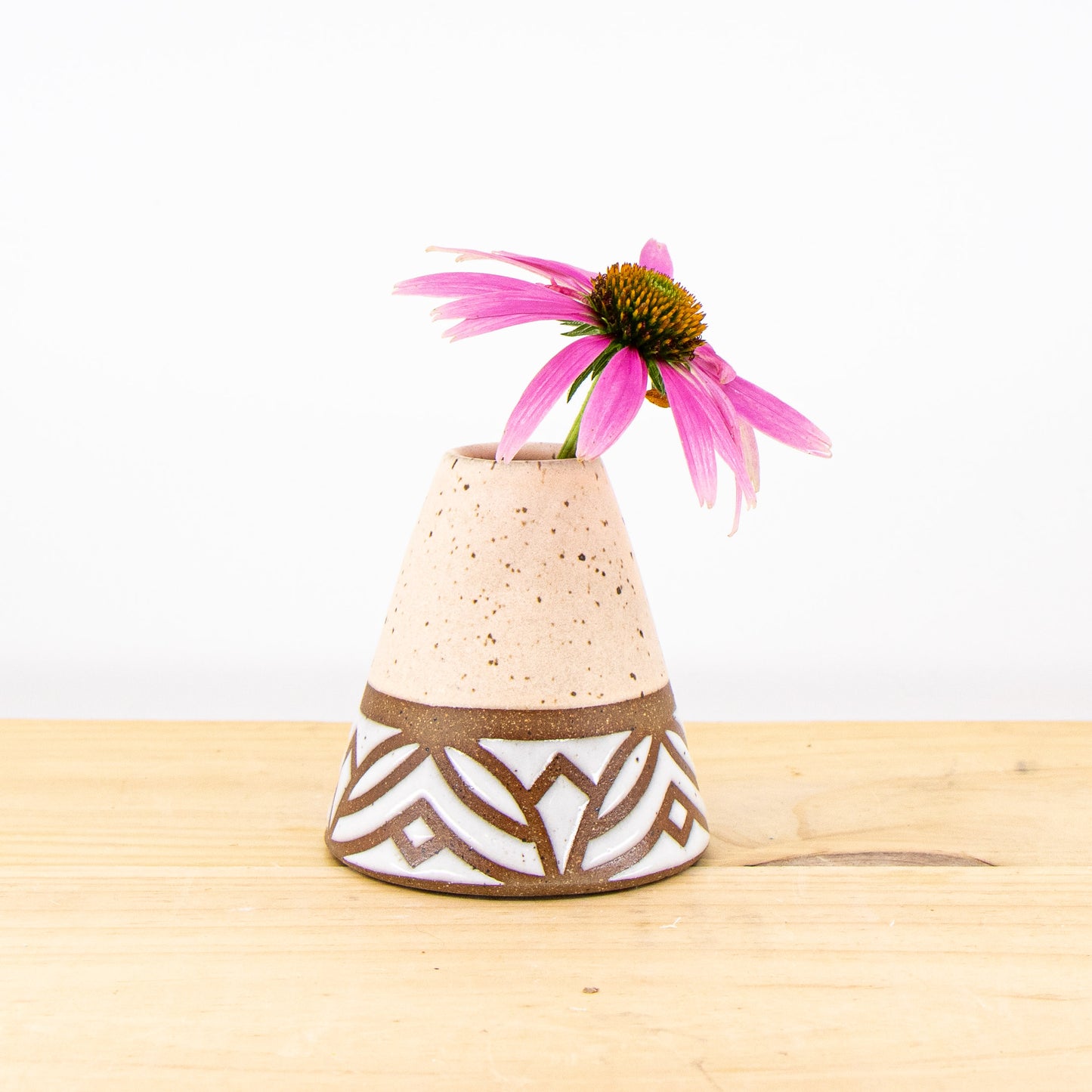 Peach Bud Vase