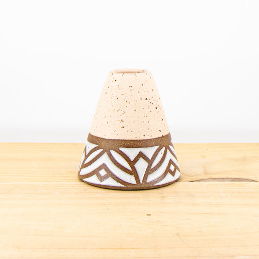 Peach Bud Vase