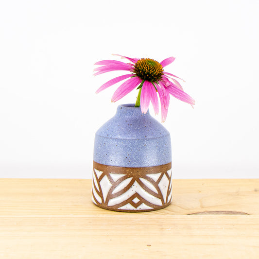 Periwinkle Bud Vase